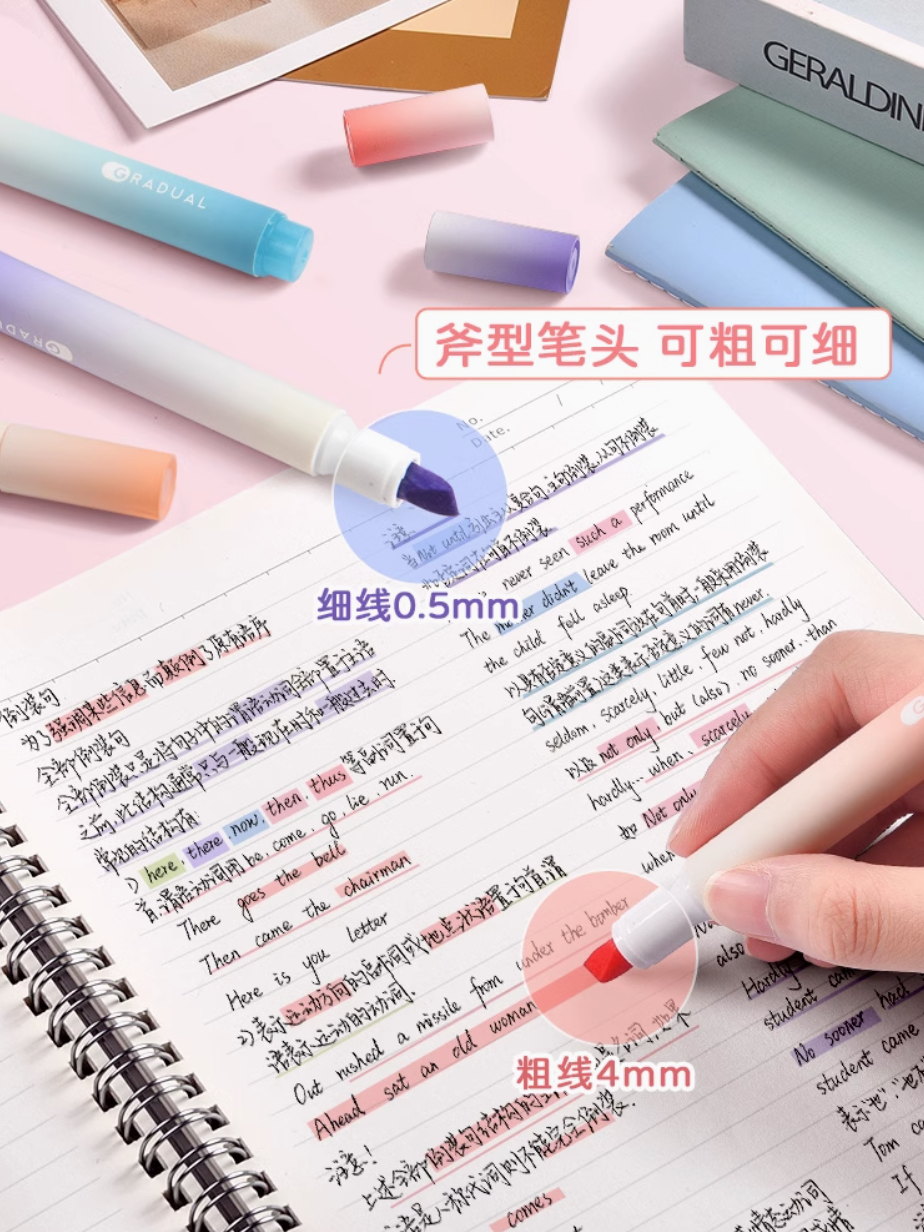 Highlighter (Pack of 4) | 4支装集物社荧光笔