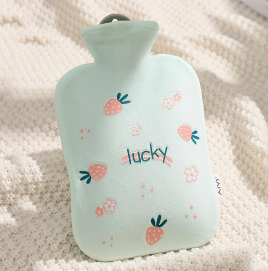 500ml plush hot water bag ｜ 500ml毛绒注水暖水袋