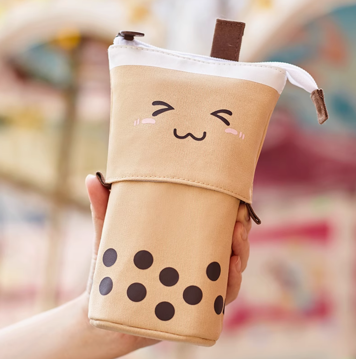 Milk tea pencil case | 奶茶笔袋