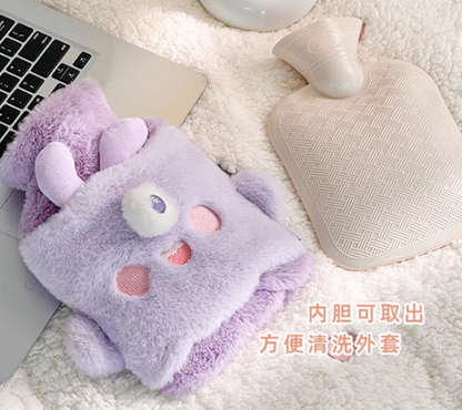 800ml plush hot water bag ｜ 800ml毛绒注水暖水袋