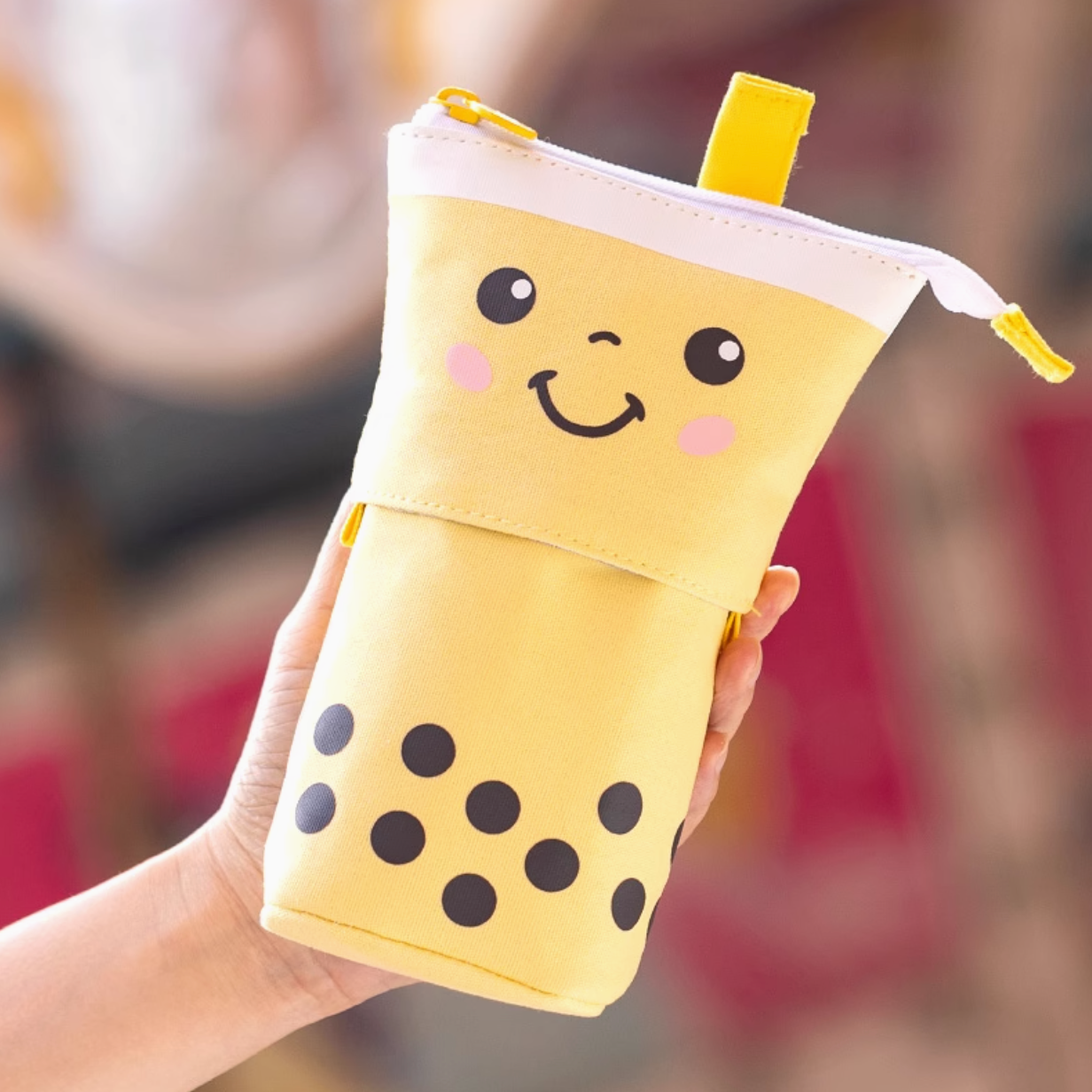 Milk tea pencil case | 奶茶笔袋