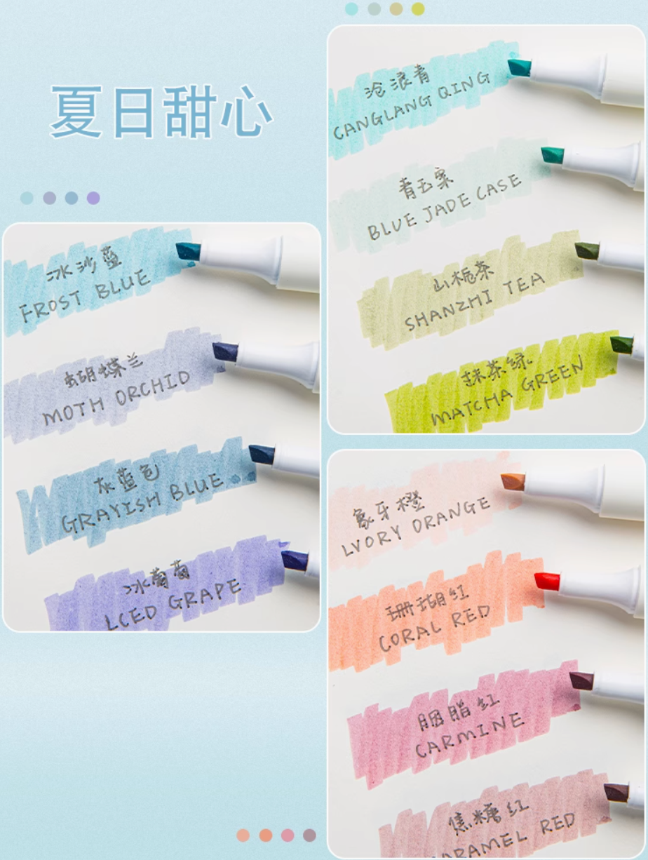 Highlighter (Pack of 4) | 4色荧光笔