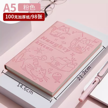 A5 soft leather notebook｜ A5软皮面记事本