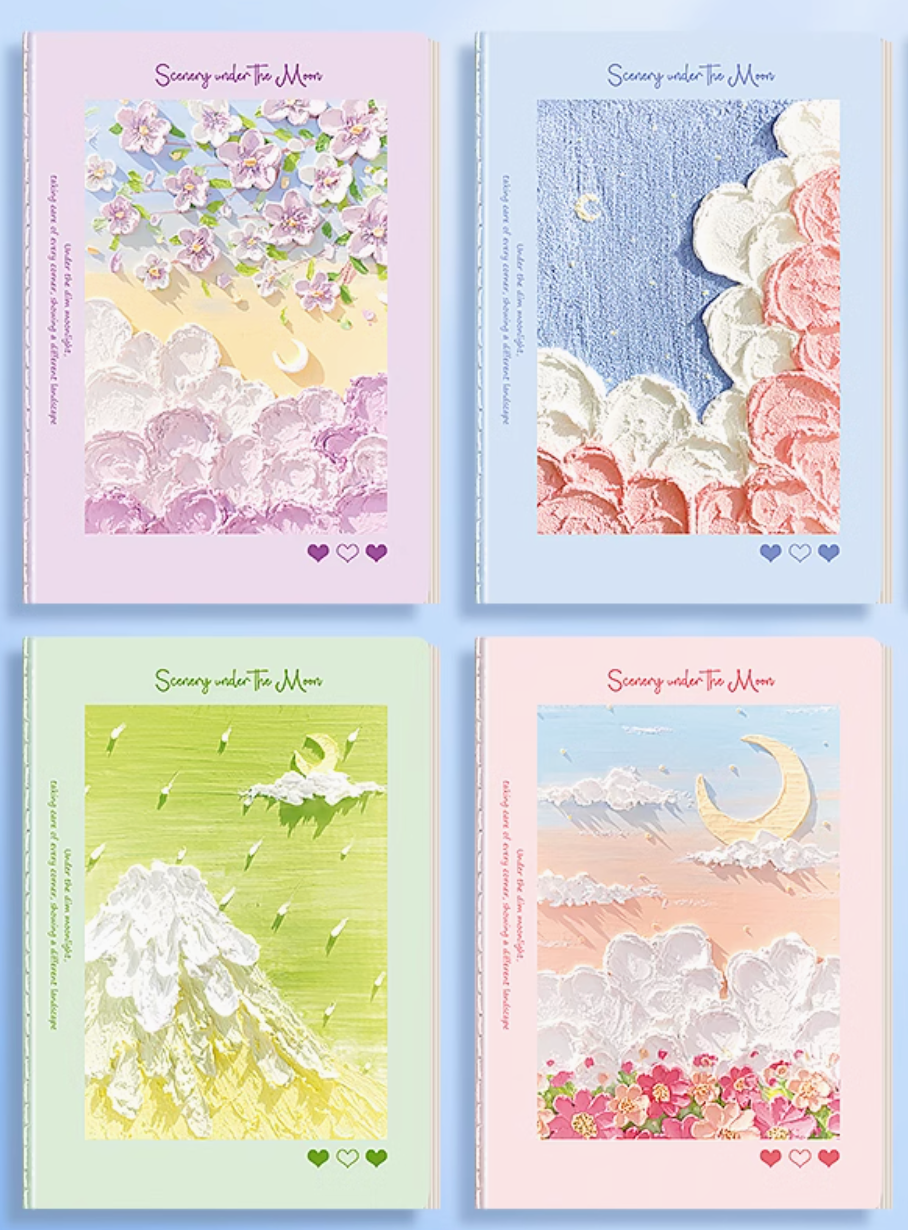 B5 notebook with pretty cover | B5车线笔记本